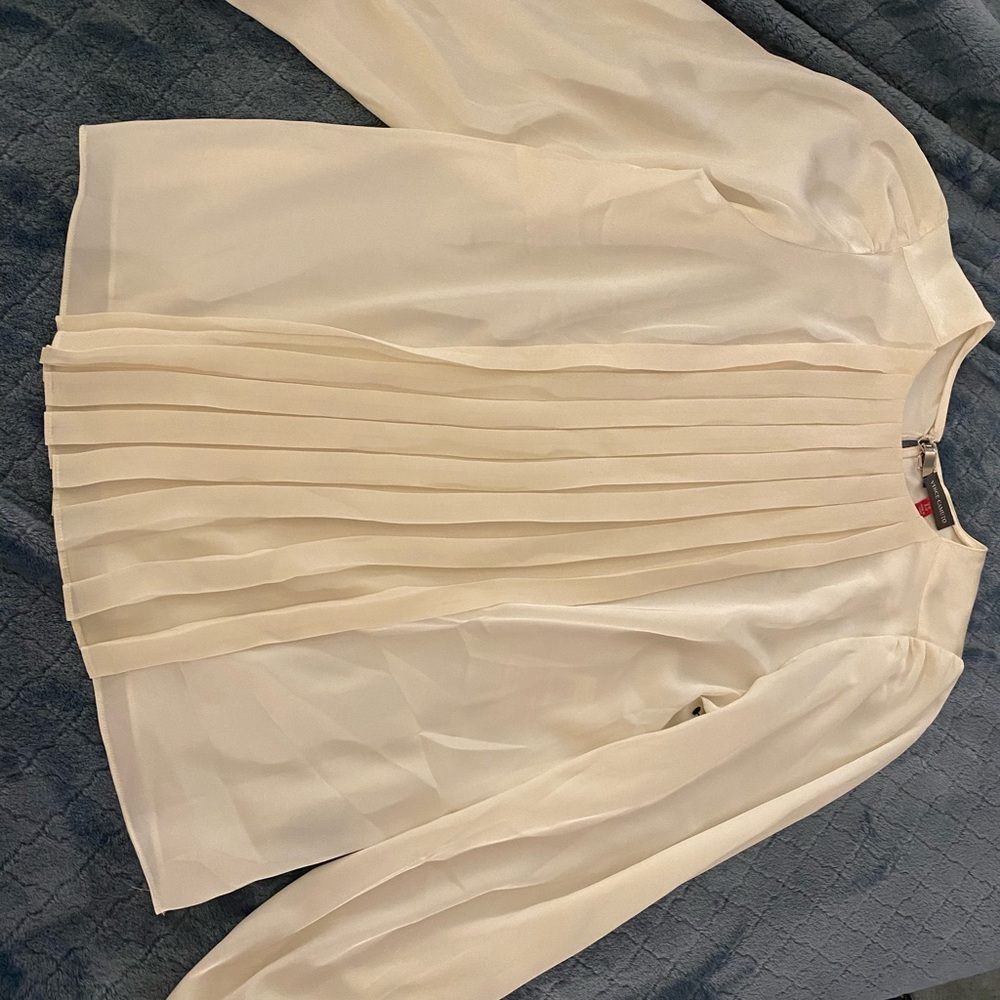 Vince Camuto White Dress Blouse
